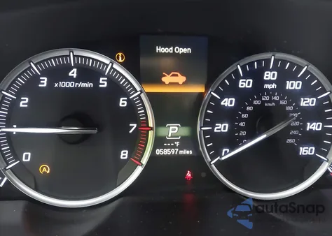 2016 Acura Tlx V6 Tech z USA, uszkodzony, nr VIN 19UUB3F55GA003174